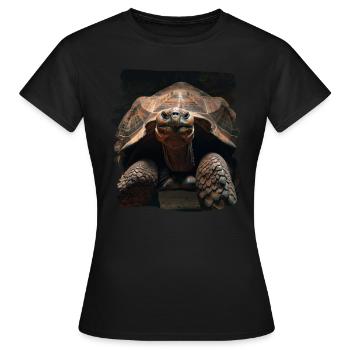 Tortues géantes Tortue géante - T-shirt Femme - noir - Devant - AI Model Female 172 dark (172cm)
