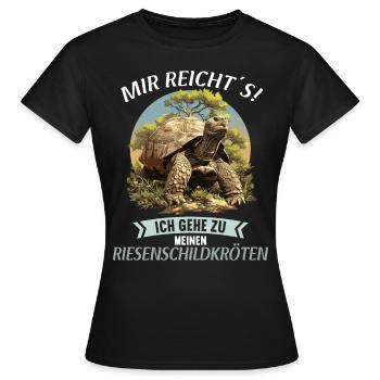 Tortues géantes Tortue géante - T-shirt Femme - noir - Devant - AI Model Female 172 dark (172cm)