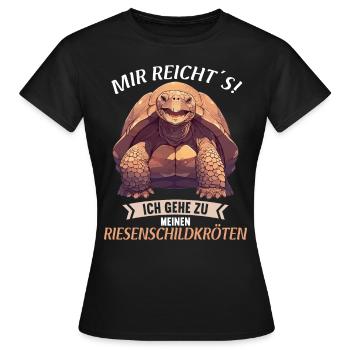 Tortues géantes Tortue géante - T-shirt Femme - noir - Devant - AI Model Female 172 dark (172cm)