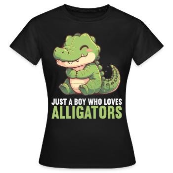 Alligatoren Alligator - Frauen T-Shirt - Schwarz - Vorne - AI Model Female 172 dark (172cm)