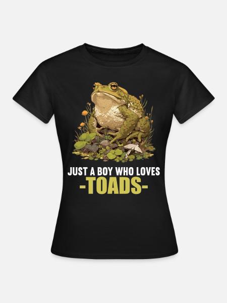 Toad Kröten Kröte - Frauen T-Shirt - Schwarz
