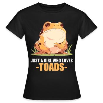 Toad Toads Toad - Women's T-Shirt - black - Front - AI Model Female 172 dark (172cm)