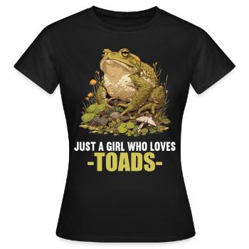 Toad Toads Toad - Women's T-Shirt - black - Front - AI Model Female 172 dark (172cm)