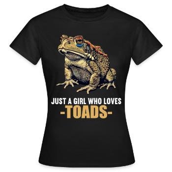 Toad Toads Toad - Women's T-Shirt - black - Front - AI Model Female 172 dark (172cm)