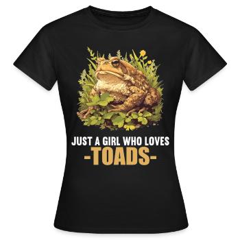 Toad Toads Toad - Women's T-Shirt - black - Front - AI Model Female 172 dark (172cm)