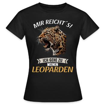 Léopard léopard - T-shirt Femme - noir - Devant - AI Model Female 172 dark (172cm)