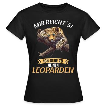 Léopard léopard - T-shirt Femme - noir - Devant - AI Model Female 172 dark (172cm)