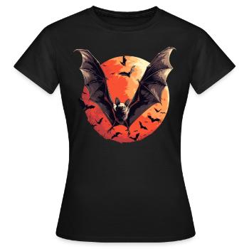 Chauve-souris Chauve-souris - T-shirt Femme - noir - Devant - AI Model Female 172 dark (172cm)