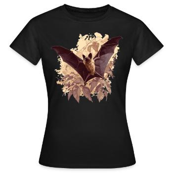 Chauve-souris Chauve-souris - T-shirt Femme - noir - Devant - AI Model Female 172 dark (172cm)