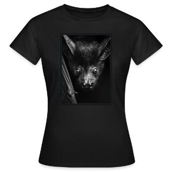 Chauve-souris Chauve-souris - T-shirt Femme - noir - Devant - AI Model Female 172 dark (172cm)