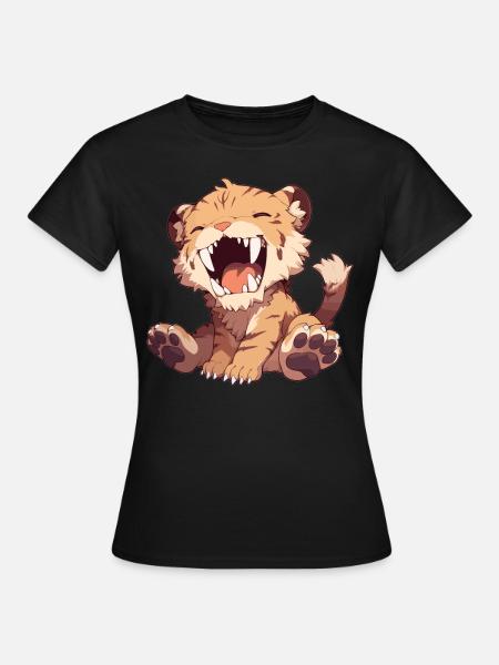 Tigre à dents de sabre Tigre à dents de sabre - T-shirt Femme - noir