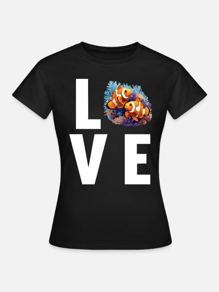 Clownfish Clownfische Clownfisch - Frauen T-Shirt - Schwarz