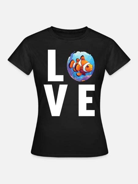 Clownfish Clownfische Clownfisch - Frauen T-Shirt - Schwarz