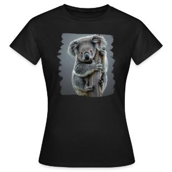 Koalas Koala - Women's T-Shirt - black - Front - AI Model Female 172 dark (172cm)