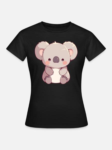 Koalas Koala - Frauen T-Shirt - Schwarz