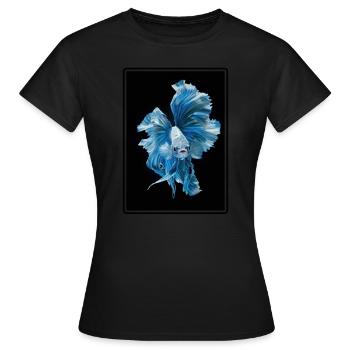 Bettas Betta Poisson Betta - T-shirt Femme - noir - Devant - AI Model Female 172 dark (172cm)