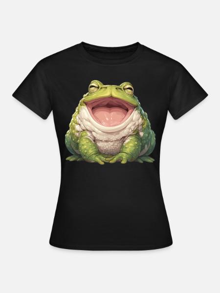 Toad Kröten Kröte - Frauen T-Shirt - Schwarz