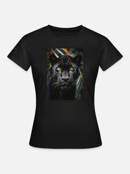 Panthers Panther - Frauen T-Shirt - Schwarz