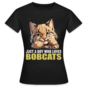Bobcats Rotluchse Rotluchs Luchs - Frauen T-Shirt - Schwarz - Vorne - AI Model Female 172 dark (172cm)