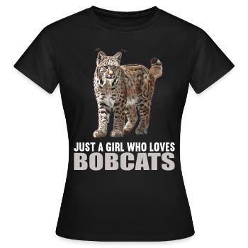 Bobcats Rotluchse Rotluchs Luchs - Frauen T-Shirt - Schwarz - Vorne - AI Model Female 172 dark (172cm)