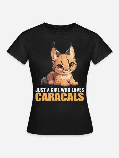 Caracal Karakale Karakal - Frauen T-Shirt - Schwarz