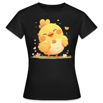 Rooster Roosters Rooster - Women's T-Shirt - black - Front - AI Model Female 172 dark (172cm)