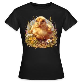 Rooster Roosters Rooster - Women's T-Shirt - black - Front - AI Model Female 172 dark (172cm)