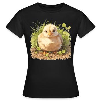 Rooster Roosters Rooster - Women's T-Shirt - black - Front - AI Model Female 172 dark (172cm)