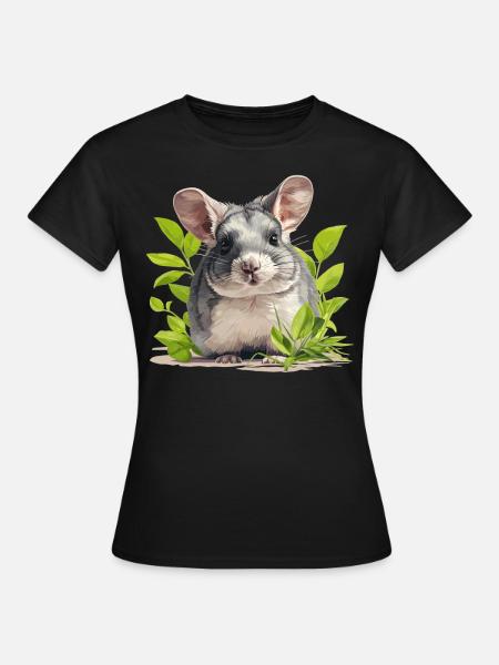 Chinchillas Chinchilla - Frauen T-Shirt - Schwarz