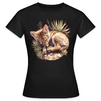 Coyotes Coyote - T-shirt Femme - noir - Devant - AI Model Female 172 dark (172cm)