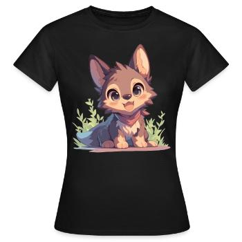 Coyotes Coyote - T-shirt Femme - noir - Devant - AI Model Female 172 dark (172cm)