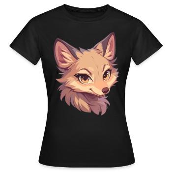 Coyotes Coyote - T-shirt Femme - noir - Devant - AI Model Female 172 dark (172cm)
