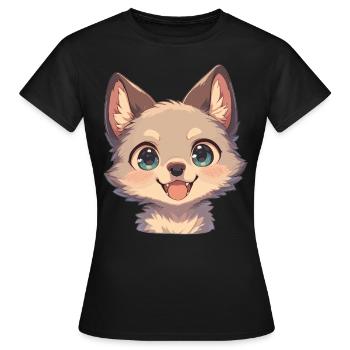 Coyotes Coyote - T-shirt Femme - noir - Devant - AI Model Female 172 dark (172cm)