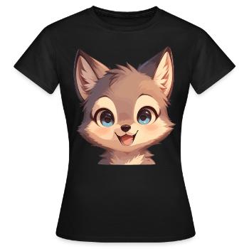 Coyotes Coyote - T-shirt Femme - noir - Devant - AI Model Female 172 dark (172cm)