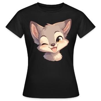 Coyotes Coyote - T-shirt Femme - noir - Devant - AI Model Female 172 dark (172cm)