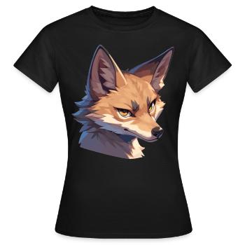 Coyotes Coyote - T-shirt Femme - noir - Devant - AI Model Female 172 dark (172cm)