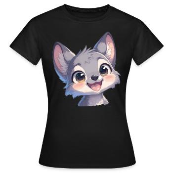 Coyotes Coyote - T-shirt Femme - noir - Devant - AI Model Female 172 dark (172cm)