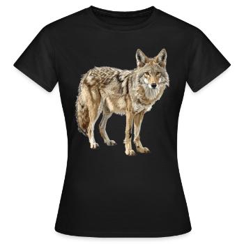 Coyotes Coyote - T-shirt Femme - noir - Devant - AI Model Female 172 dark (172cm)