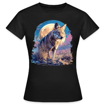 Coyotes Coyote - T-shirt Femme - noir - Devant - AI Model Female 172 dark (172cm)
