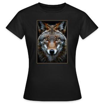 Coyotes Coyote - T-shirt Femme - noir - Devant - AI Model Female 172 dark (172cm)
