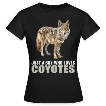 Coyotes Coyote - T-shirt Femme - noir - Devant - AI Model Female 172 dark (172cm)