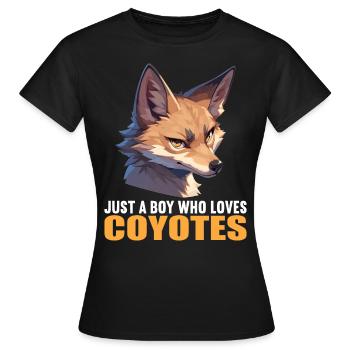 Coyotes Coyote - T-shirt Femme - noir - Devant - AI Model Female 172 dark (172cm)