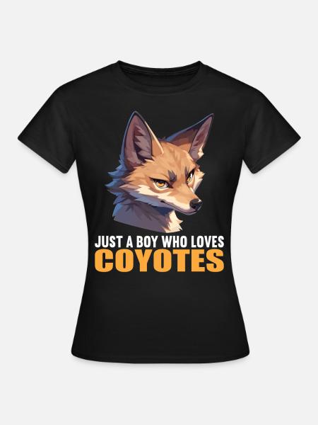 Kojoten Kojote - Frauen T-Shirt - Schwarz
