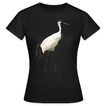 Grues Grues - T-shirt Femme - noir - Devant - AI Model Female 172 dark (172cm)