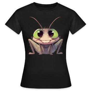 Grillen Grille - Frauen T-Shirt - Schwarz - Vorne - AI Model Female 172 dark (172cm)