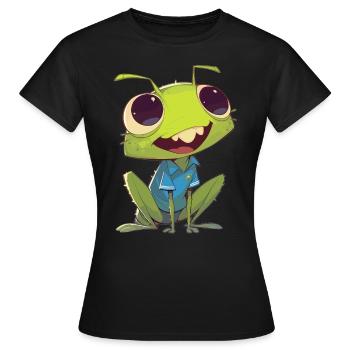 Grillen Grille - Frauen T-Shirt - Schwarz - Vorne - AI Model Female 172 dark (172cm)