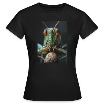 Grillen Grille - Frauen T-Shirt - Schwarz - Vorne - AI Model Female 172 dark (172cm)