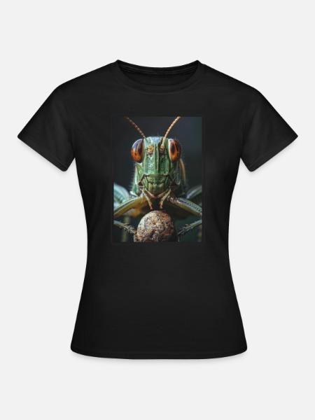 Grillen Grille - Frauen T-Shirt - Schwarz
