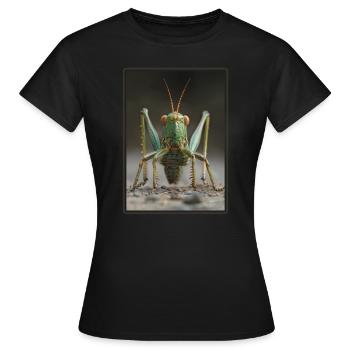 Grillen Grille - Frauen T-Shirt - Schwarz - Vorne - AI Model Female 172 dark (172cm)
