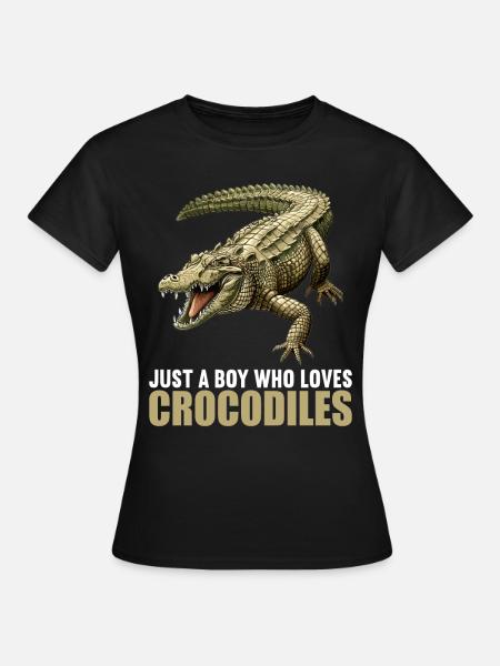 Krokodile Krokodil - Frauen T-Shirt - Schwarz